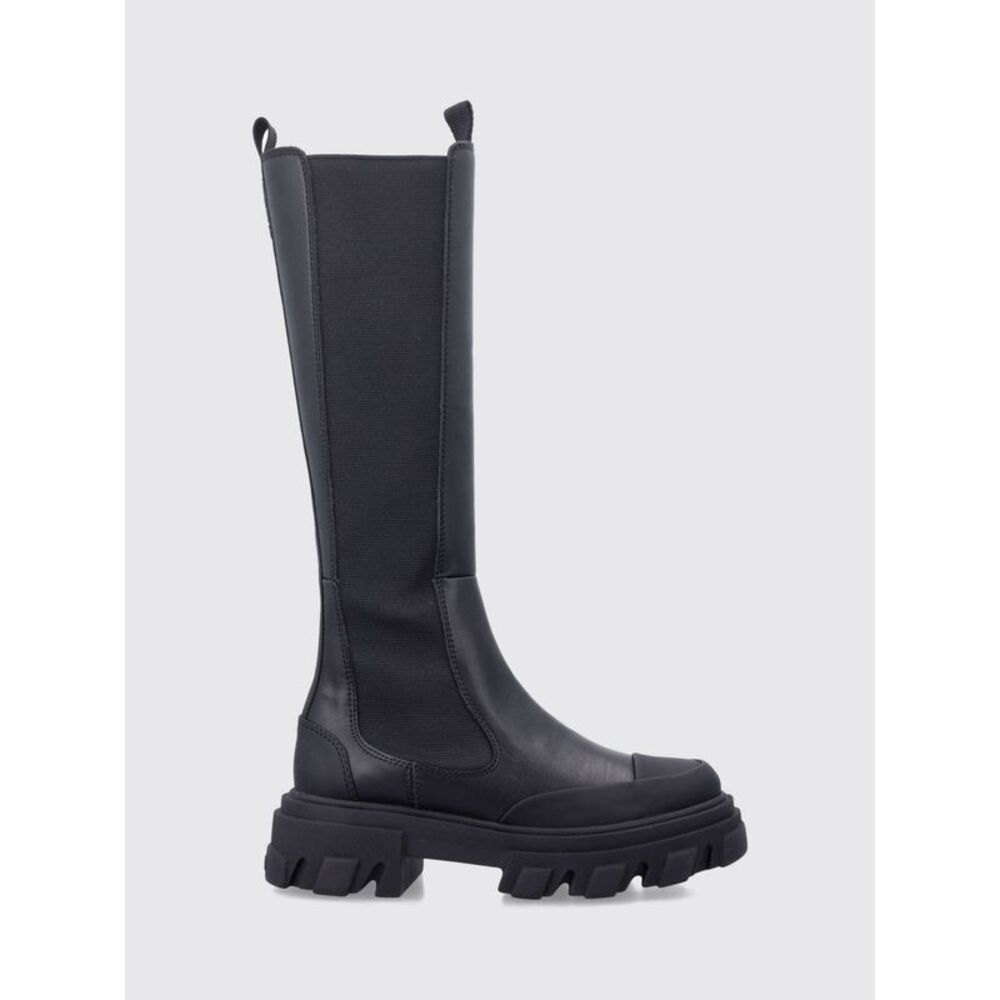 Ganni Boots Woman Black